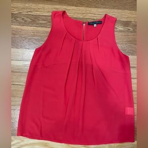 Red tank top blouse
